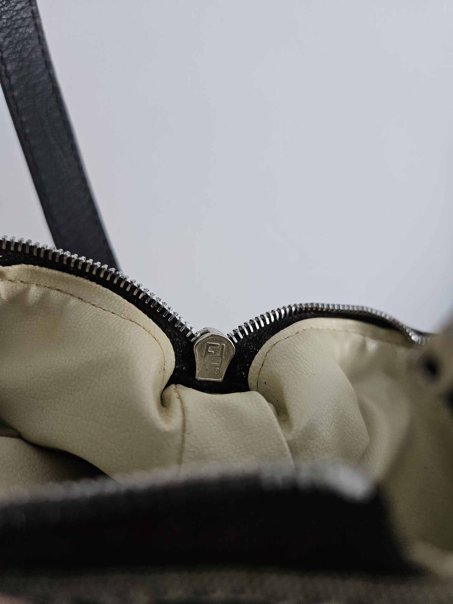 Fendi zucchino ff monogram canvas mini bag pochette