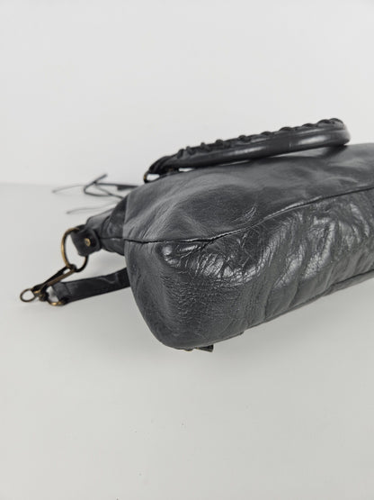 Balenciaga first bag in dark gray