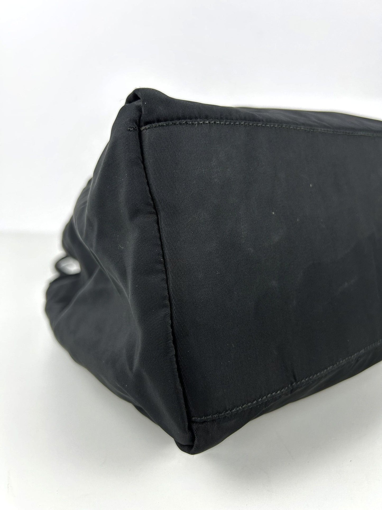Vintage y2k prada tessuto city nylon triangle logo handbag