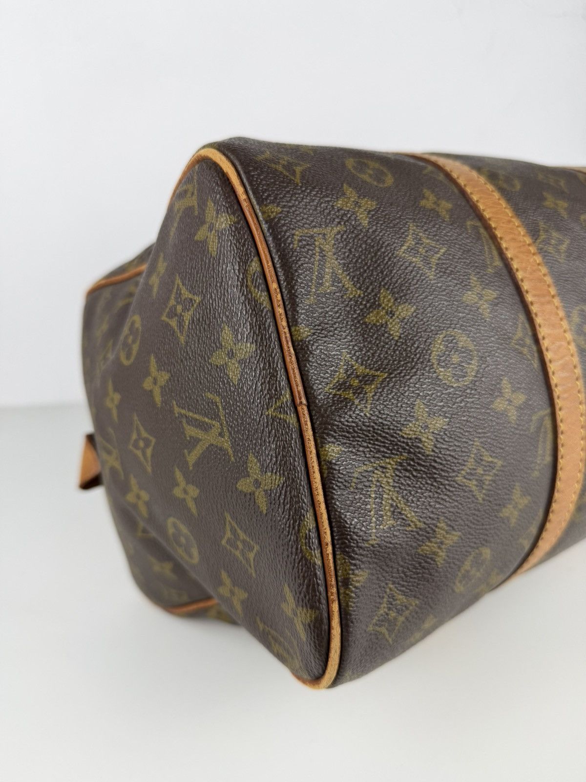 Vintage 80s Louis Vuitton monogram sac souple 35 boston bag