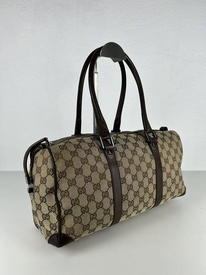 Gucci GG monogram canvas mini bowling bag