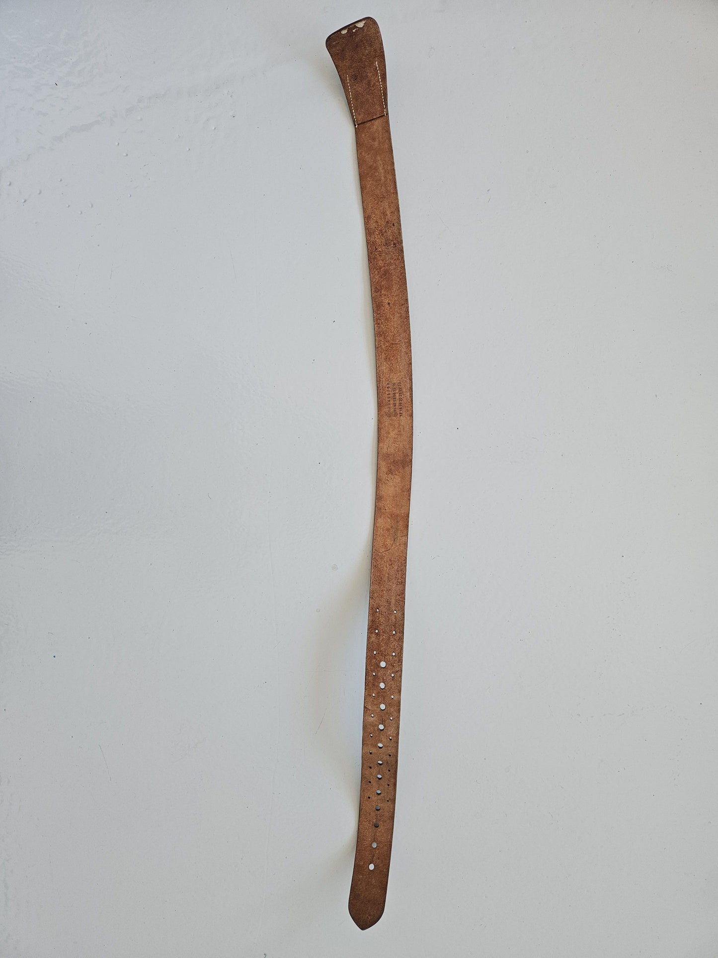 Archive y2k Maison Martin Margiela artisanal handpainted leather belt