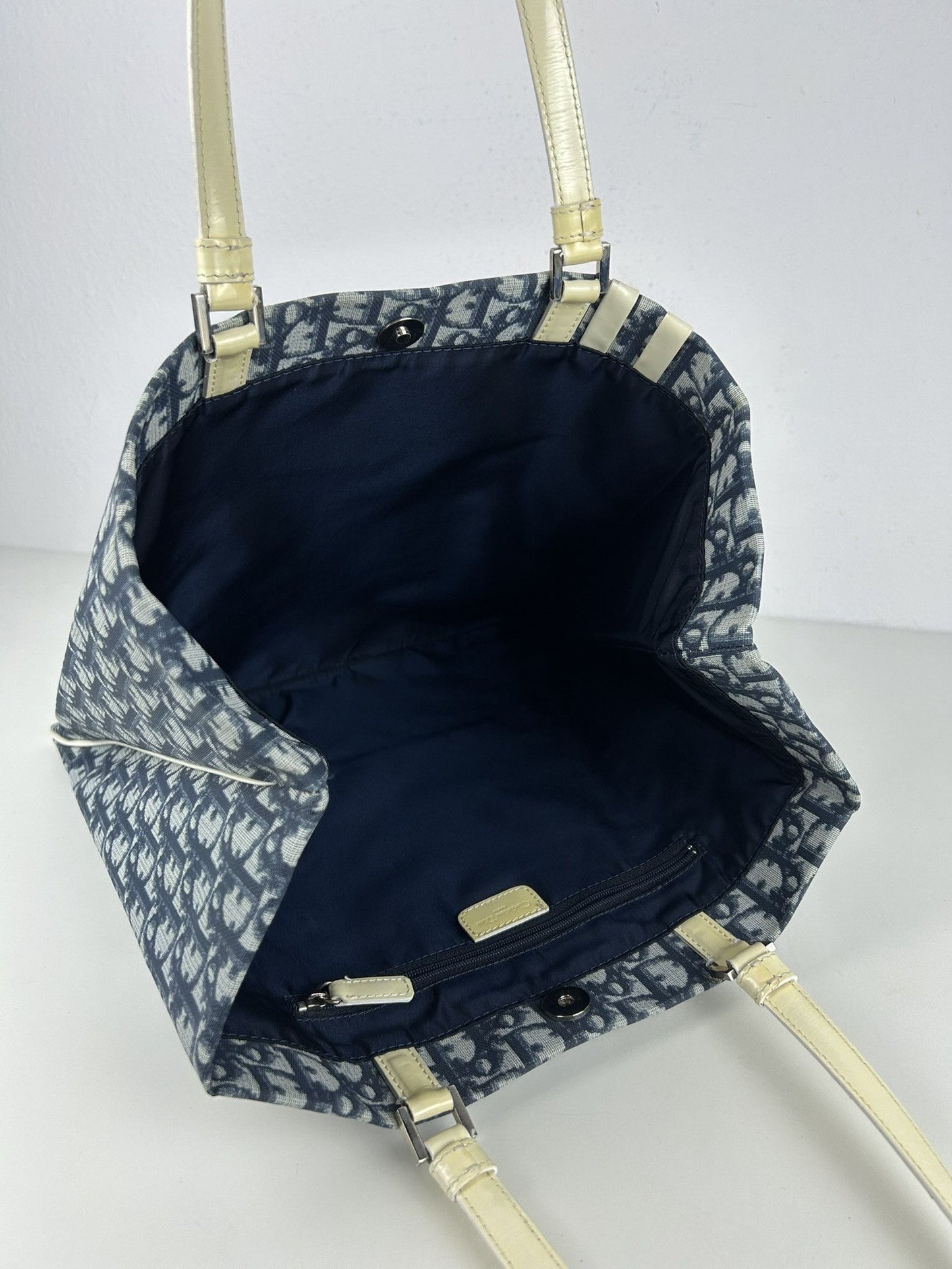 Y2k Dior by John Galliano trotter oblique monogram tote