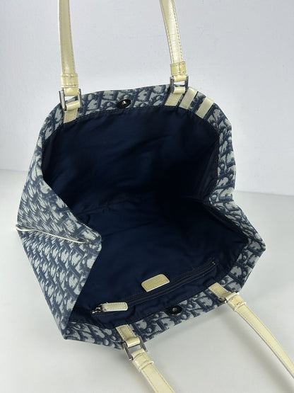 Y2k Dior by John Galliano trotter oblique monogram tote