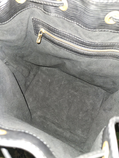 Vtg 80s Louis Vuitton epi leather petit noe bucket bag