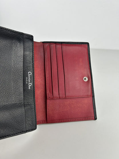 Vintage 90s Dior leather bifold wallet