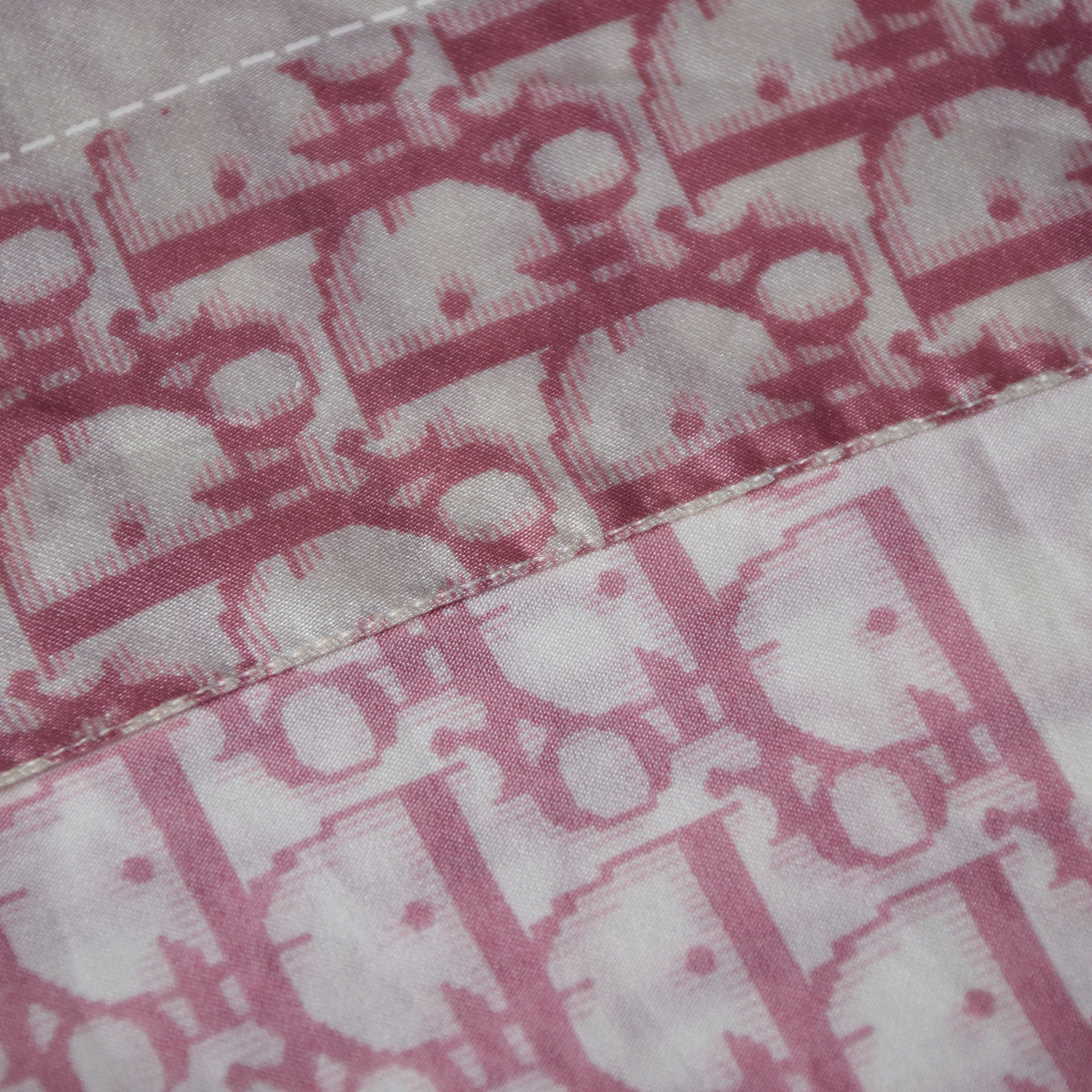 Dior trotter silk & cotton mini scarf pink John galliano era