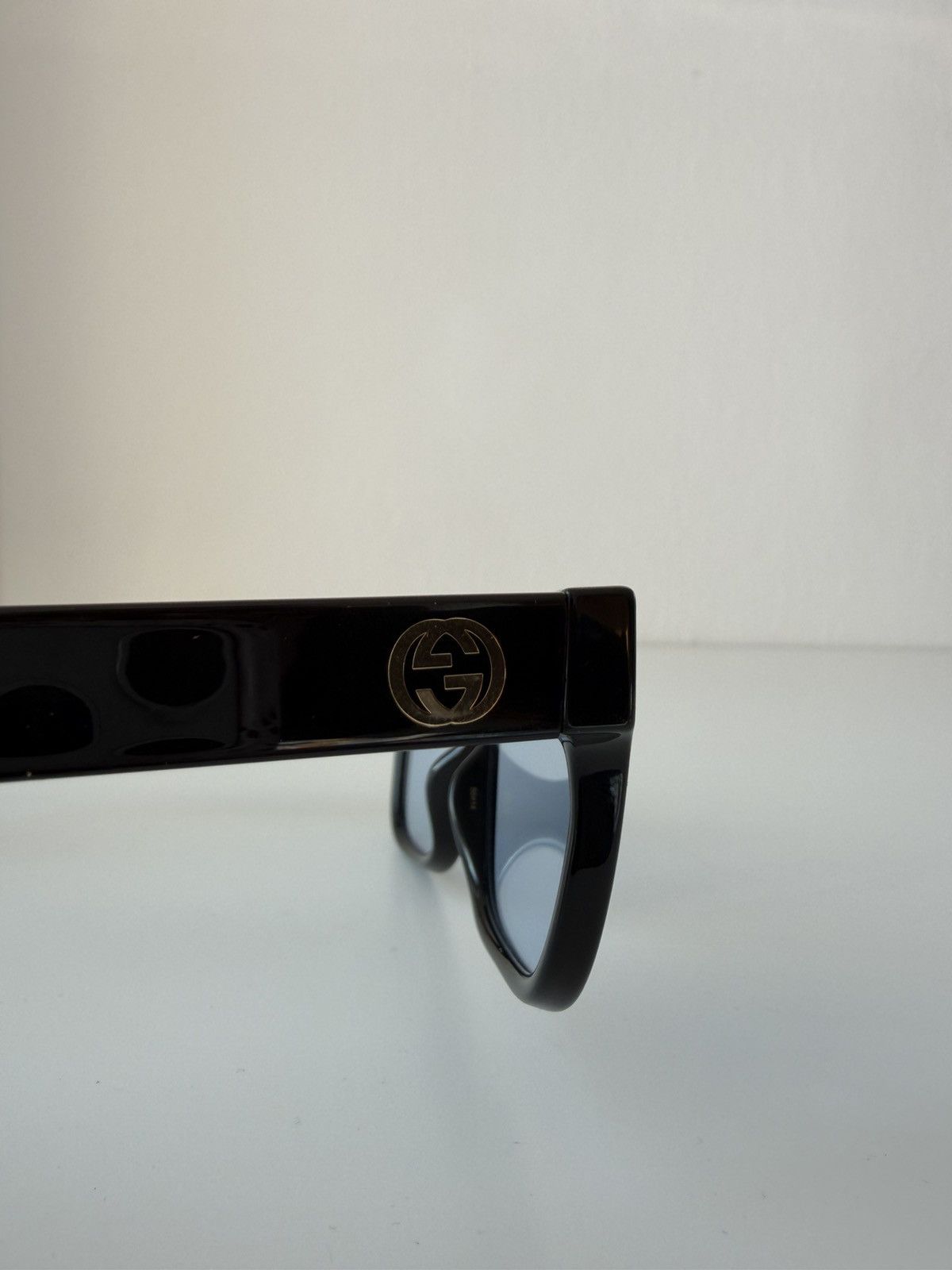 Gucci GG1341O sunglasses with blue tint lenses