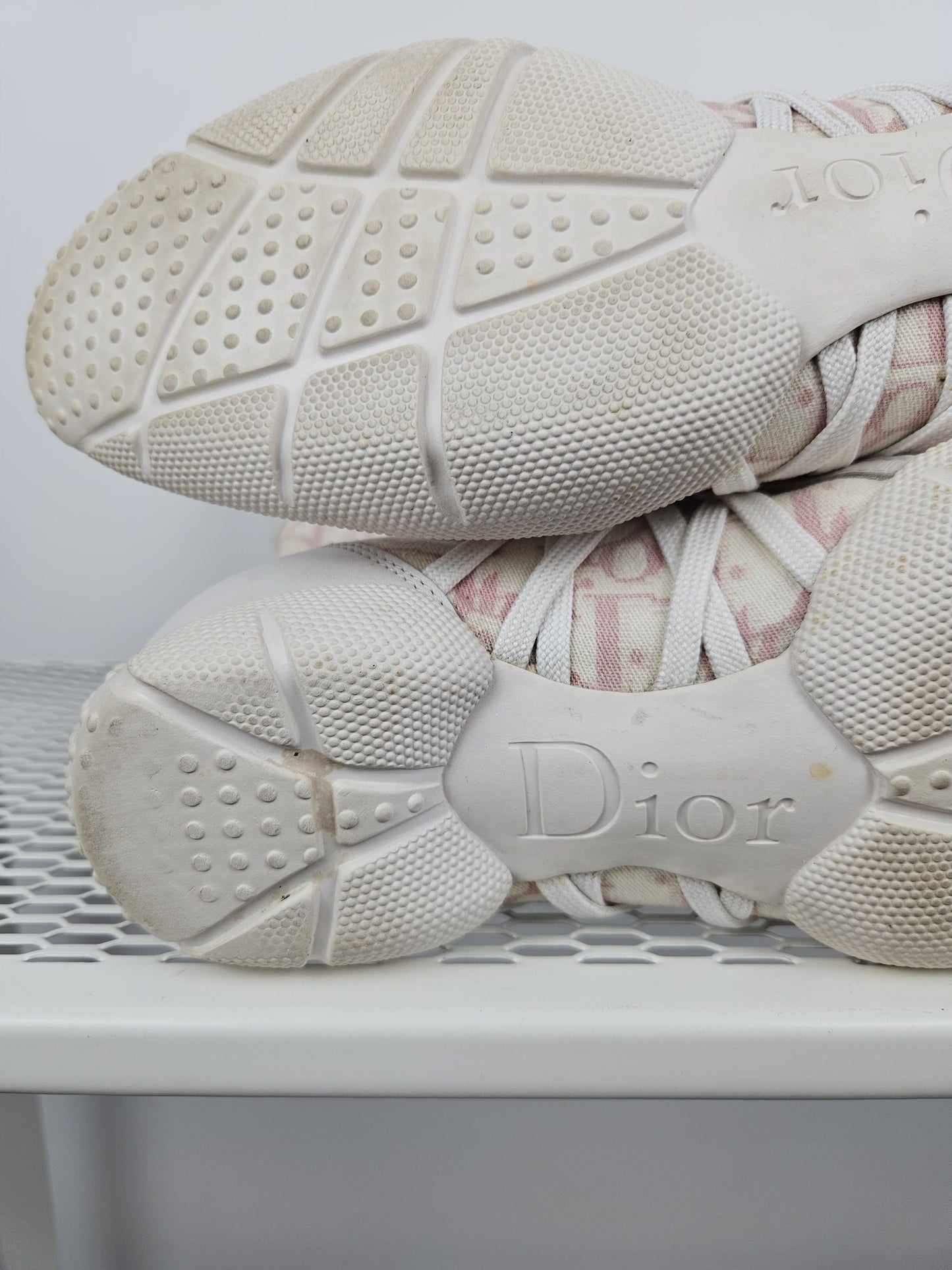 Vintage y2k dior monogram knee height lace up boots