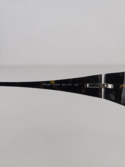 Vintage y2k prada star studded office siren glasses