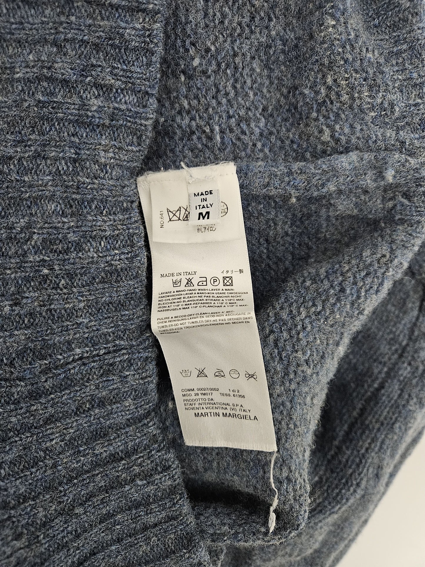 AW2005 Maison Martin Margiela 14 wool turtleneck sweater