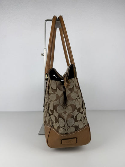 Coach signature turnlock Hamptons tote bag