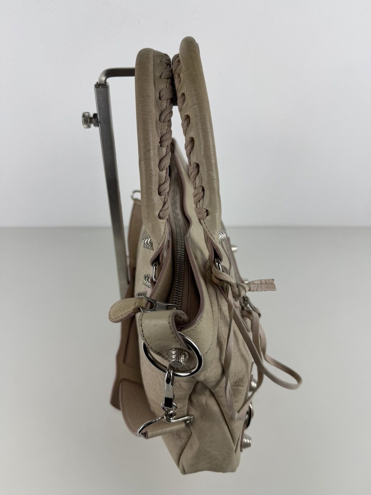 Balenciaga the first bag giant silver hardware