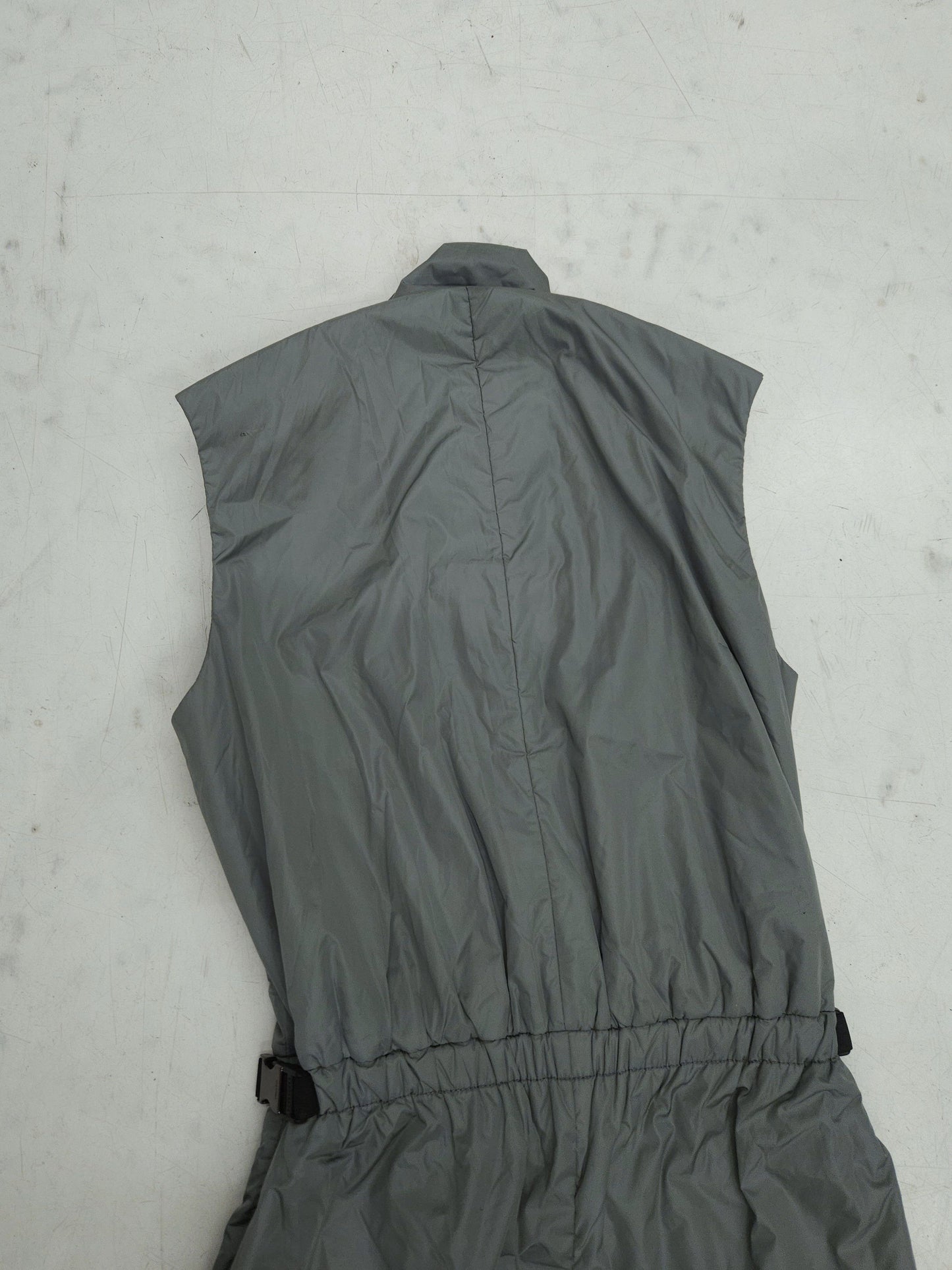 Archive y2k prada sport red tab nylon one piece jumpsuit