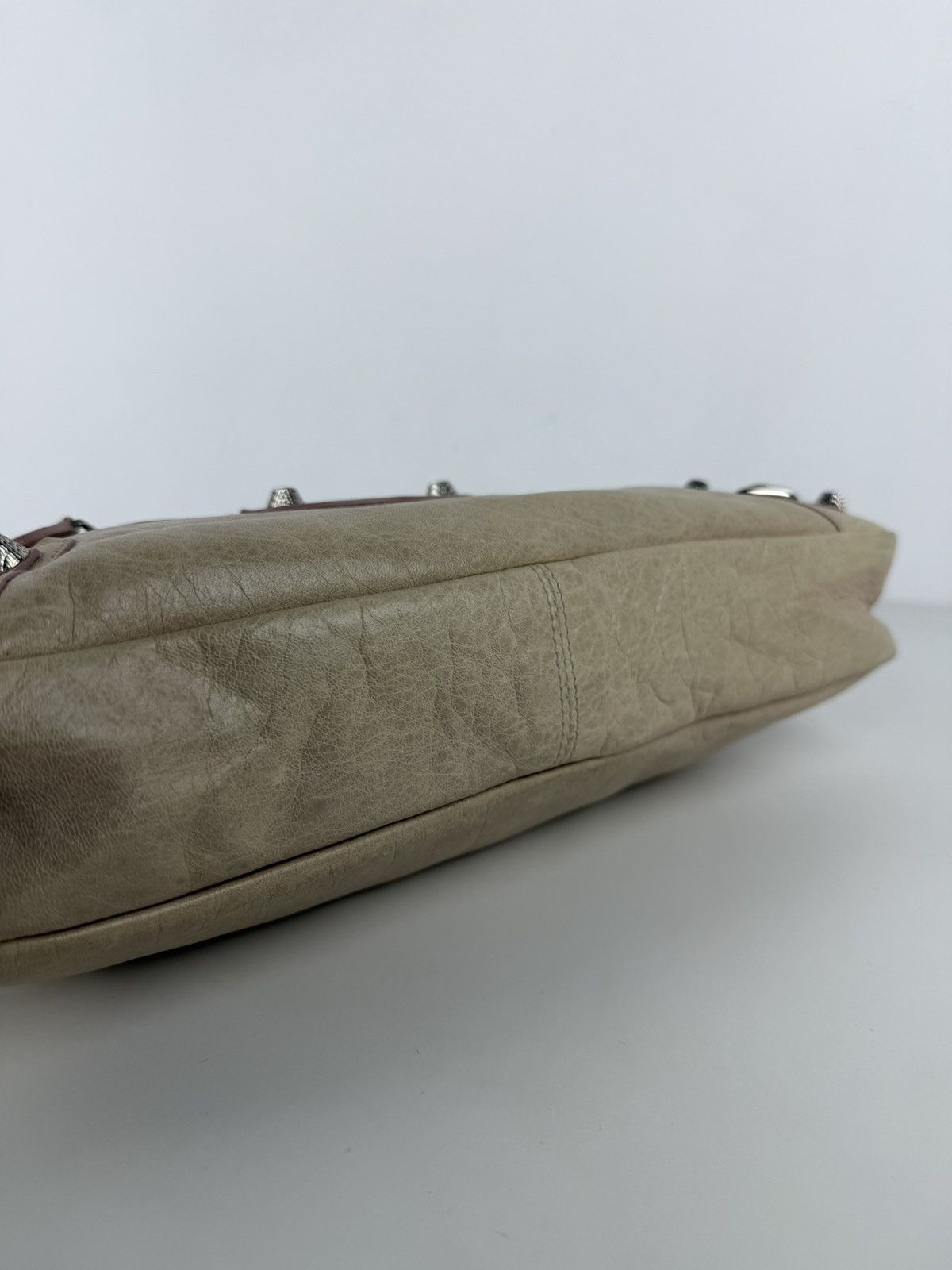 Balenciaga the first bag giant silver hardware