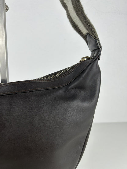Vintage Gucci leather shoulder bag
