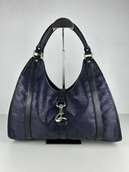 Gucci Jackie gg monogram coated canvas handbag