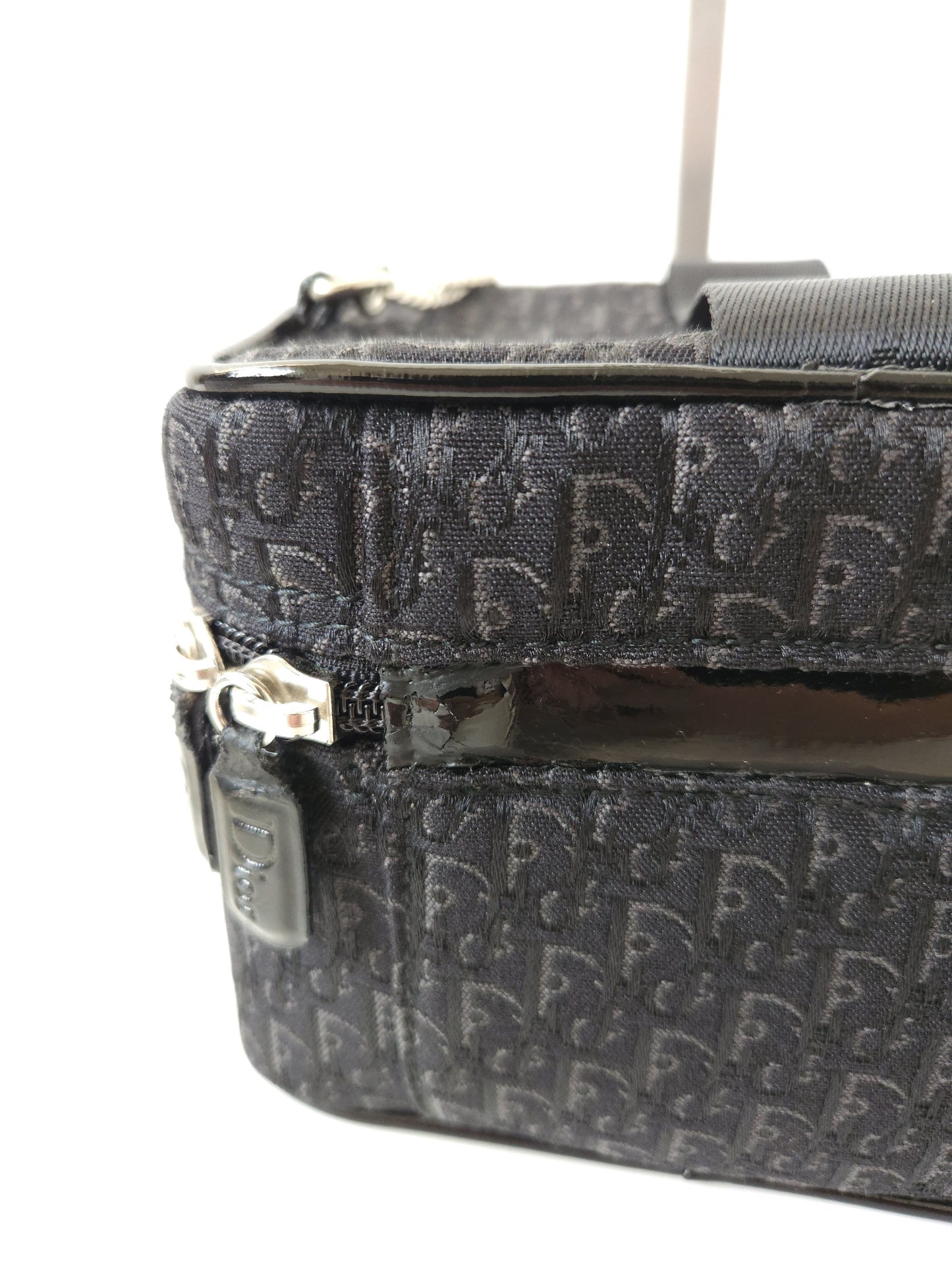 Vtg y2k Dior john galliano street chic monogram vanity case