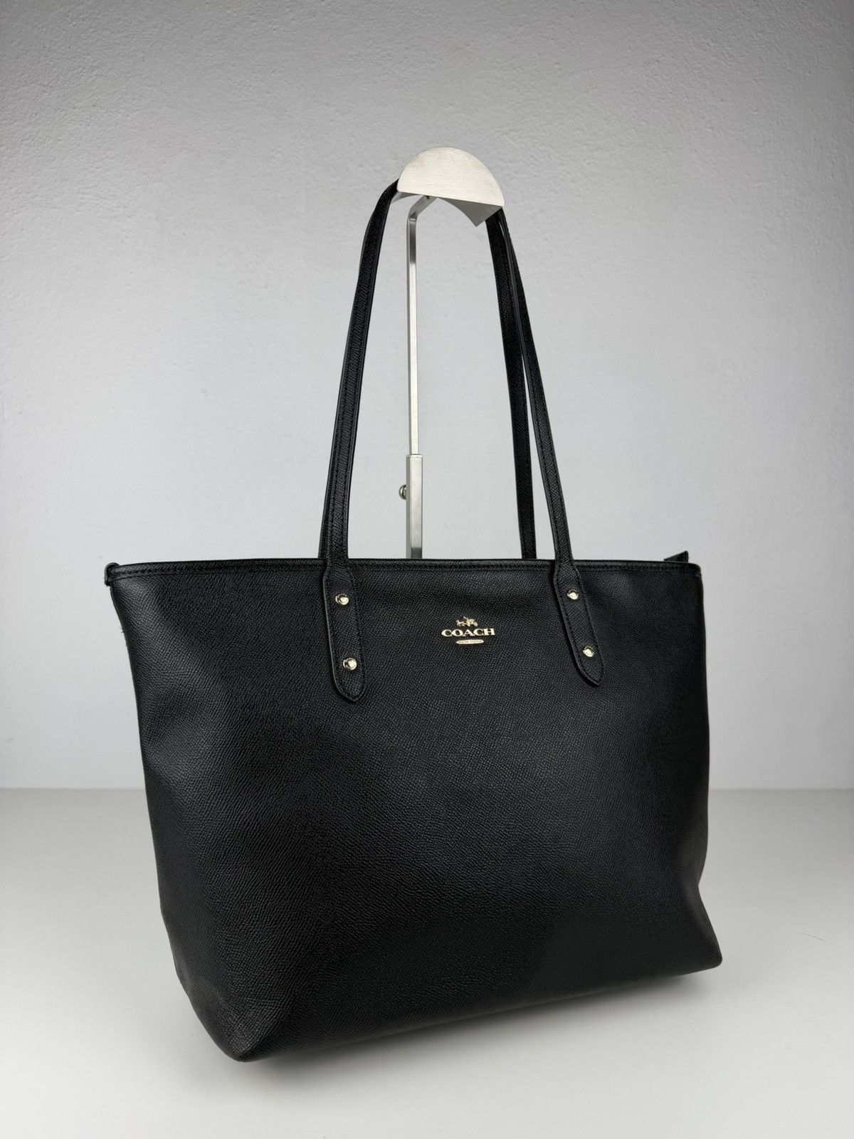Coach crossgrain leather city tote bag