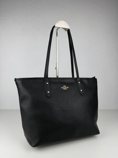 Coach crossgrain leather city tote bag