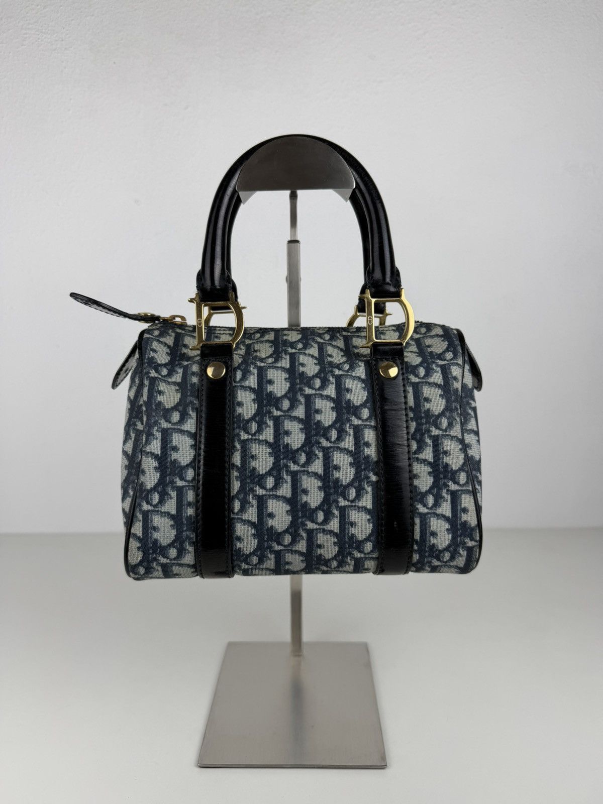 Vintage y2k Dior trotter oblique mini boston bag