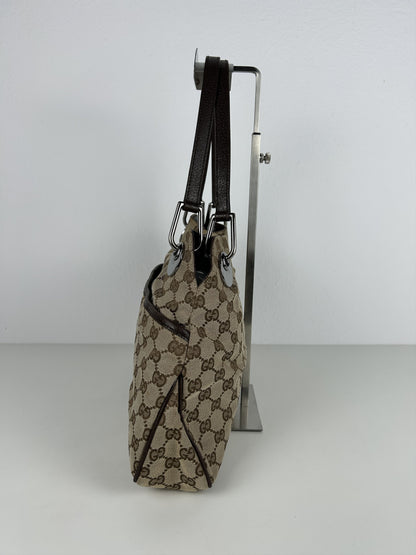 Gucci gg monogram canvas tote bag