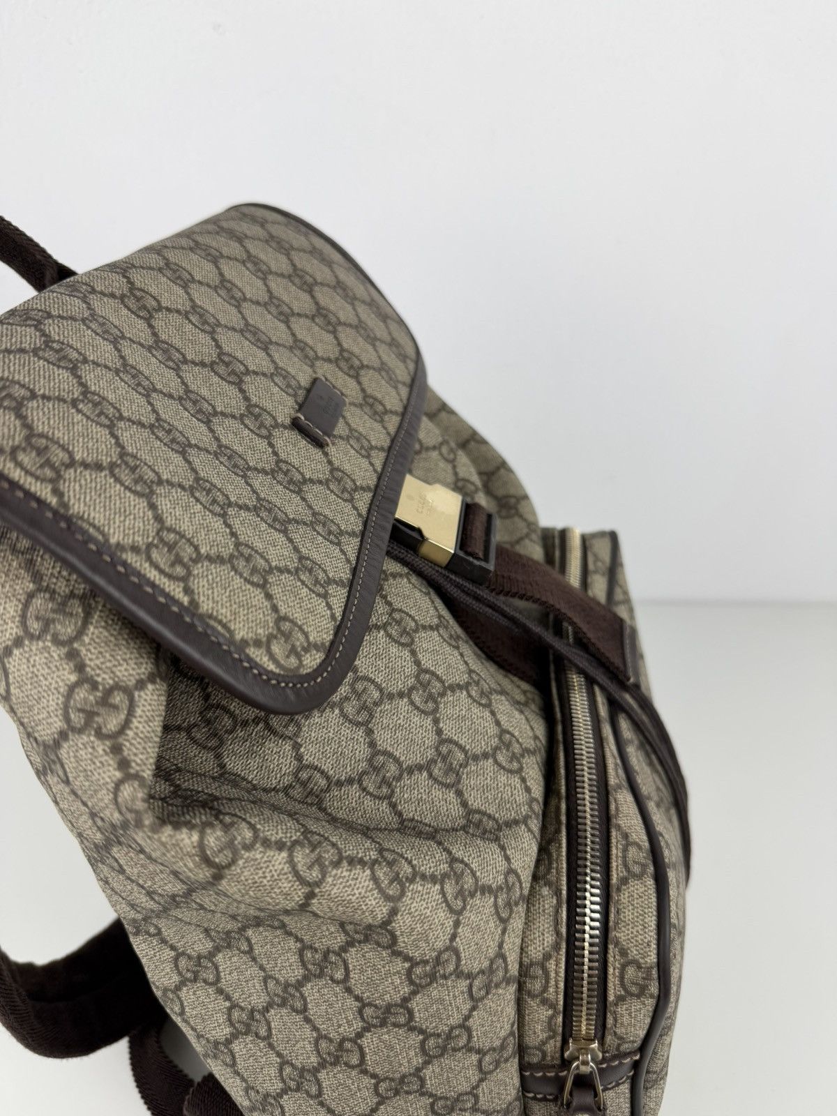 Gucci GG supreme canvas monogram backpack