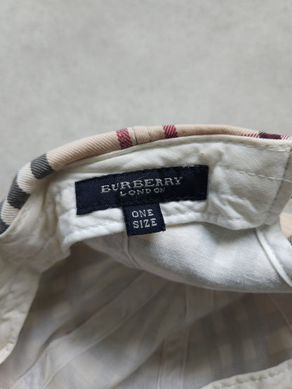 Vintage y2k burberry nova check hat cap