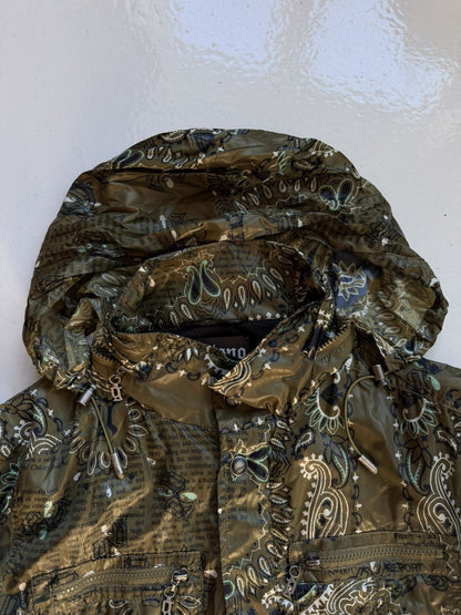 John Galliano newspaper print windbreaker jacket
