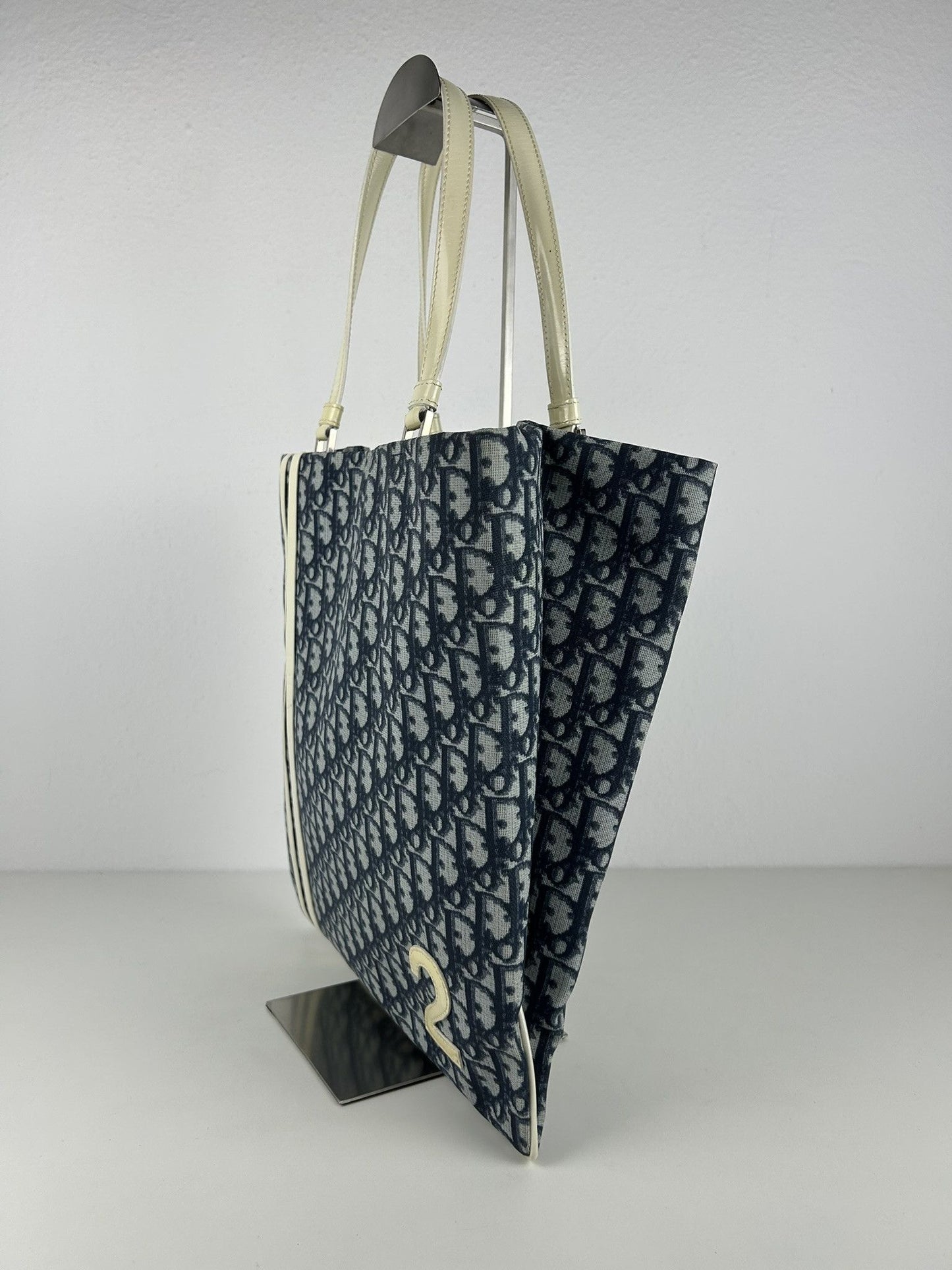 Y2k Dior by John Galliano trotter oblique monogram tote