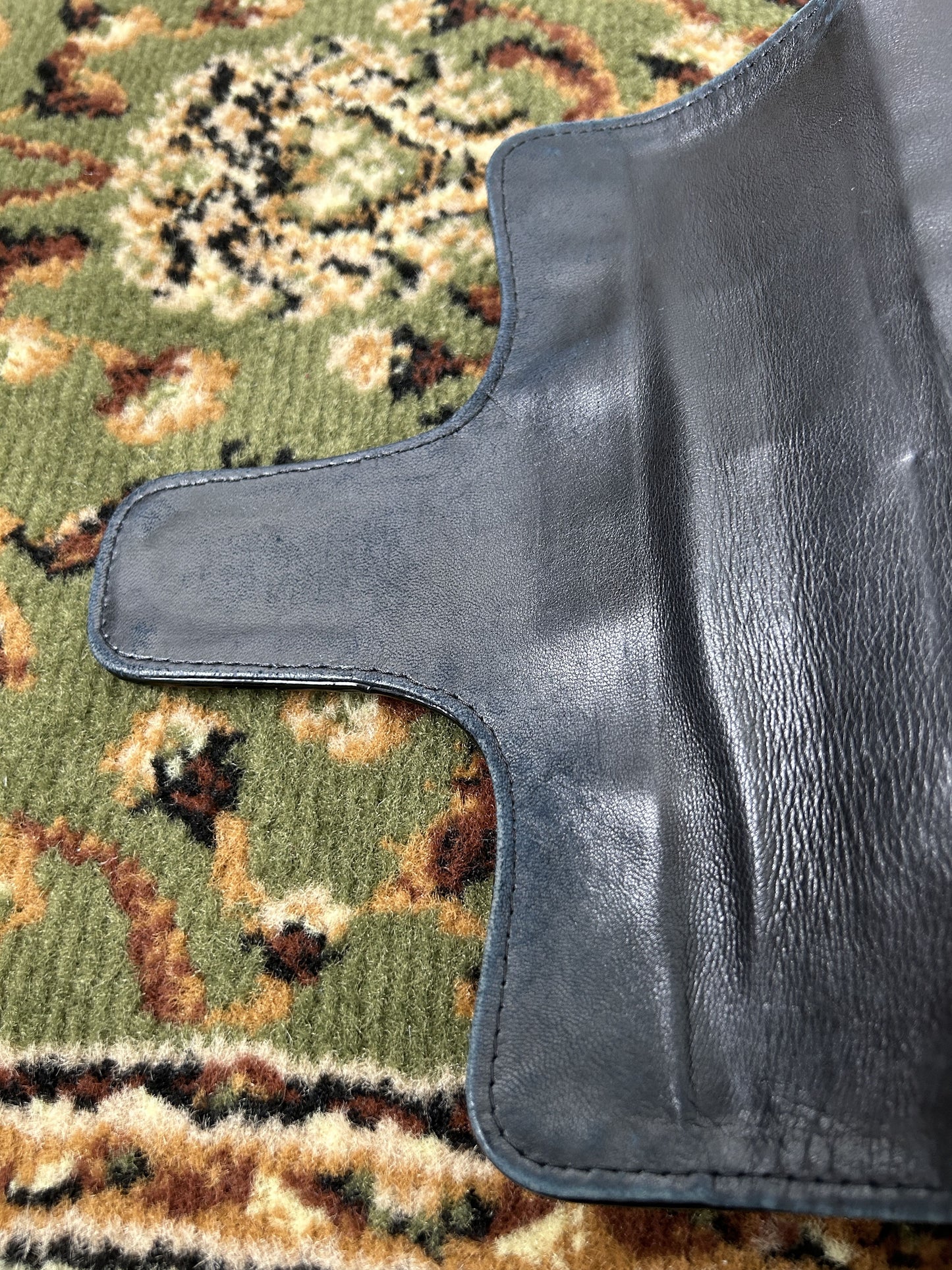 Y2k Fendi buckle striped velvet and ponyhair handbag