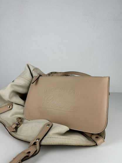 Gucci GG monogram canvas tote bag with pouch