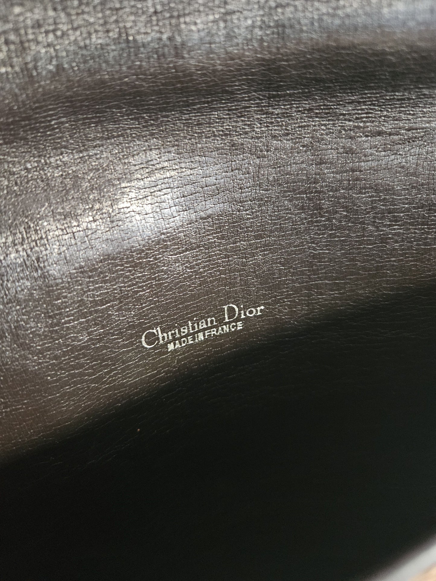 Vintage 80s Dior trotter chain flap shoulder/ crossbody bag