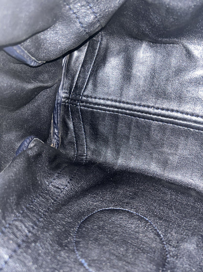 Vintage 80s customised Dior trotter oblique monogram canvas mini bowling bag