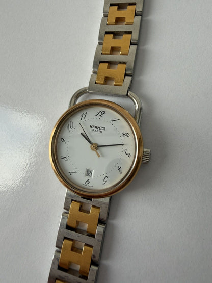 Vintage 1990s Hermes Arceau watch