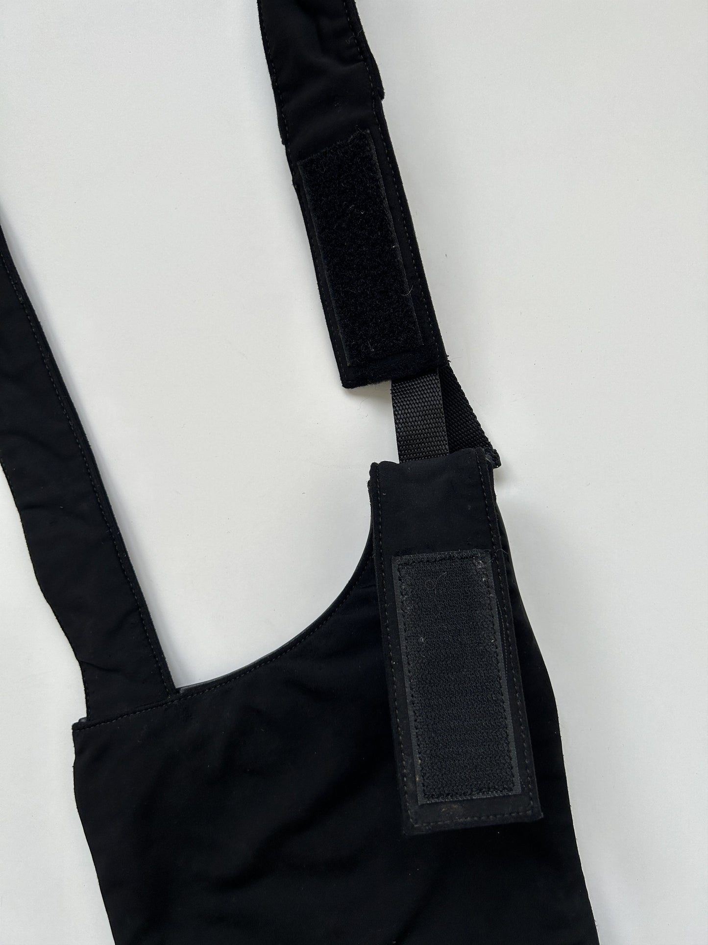 Archive AW1999 miu miu leather nylon crossbody/ sling bag