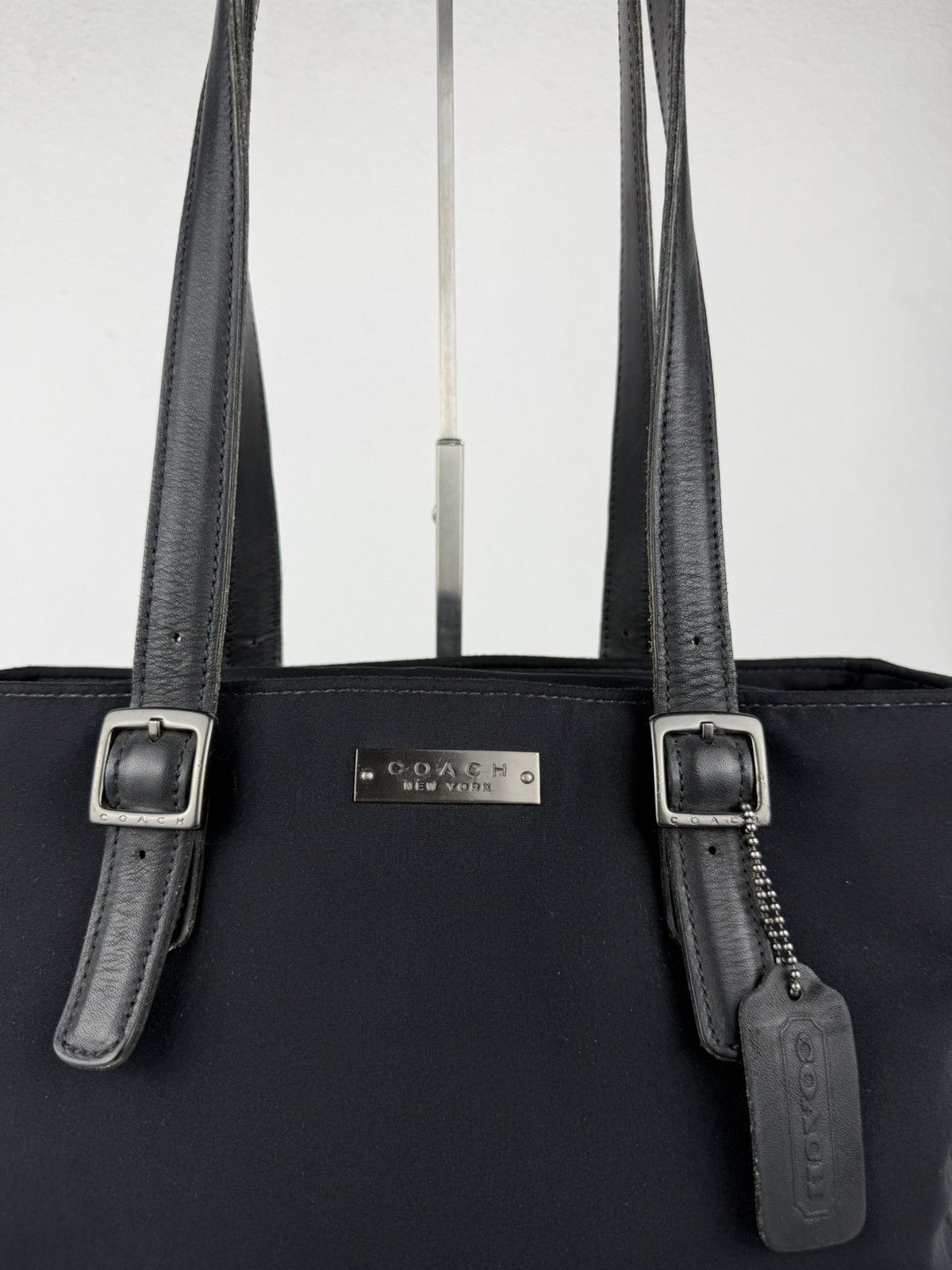 Coach neoprene and leather tote