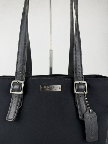 Coach neoprene and leather tote