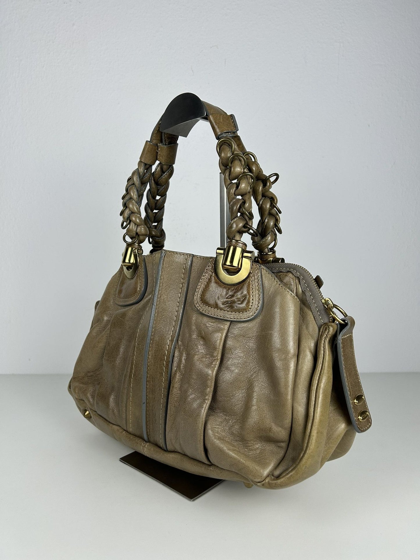 Vintage y2k chloe heloise leather handbag
