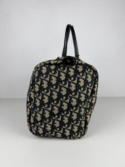 Vintage 80s Dior trotter oblique monogram mini Boston bag