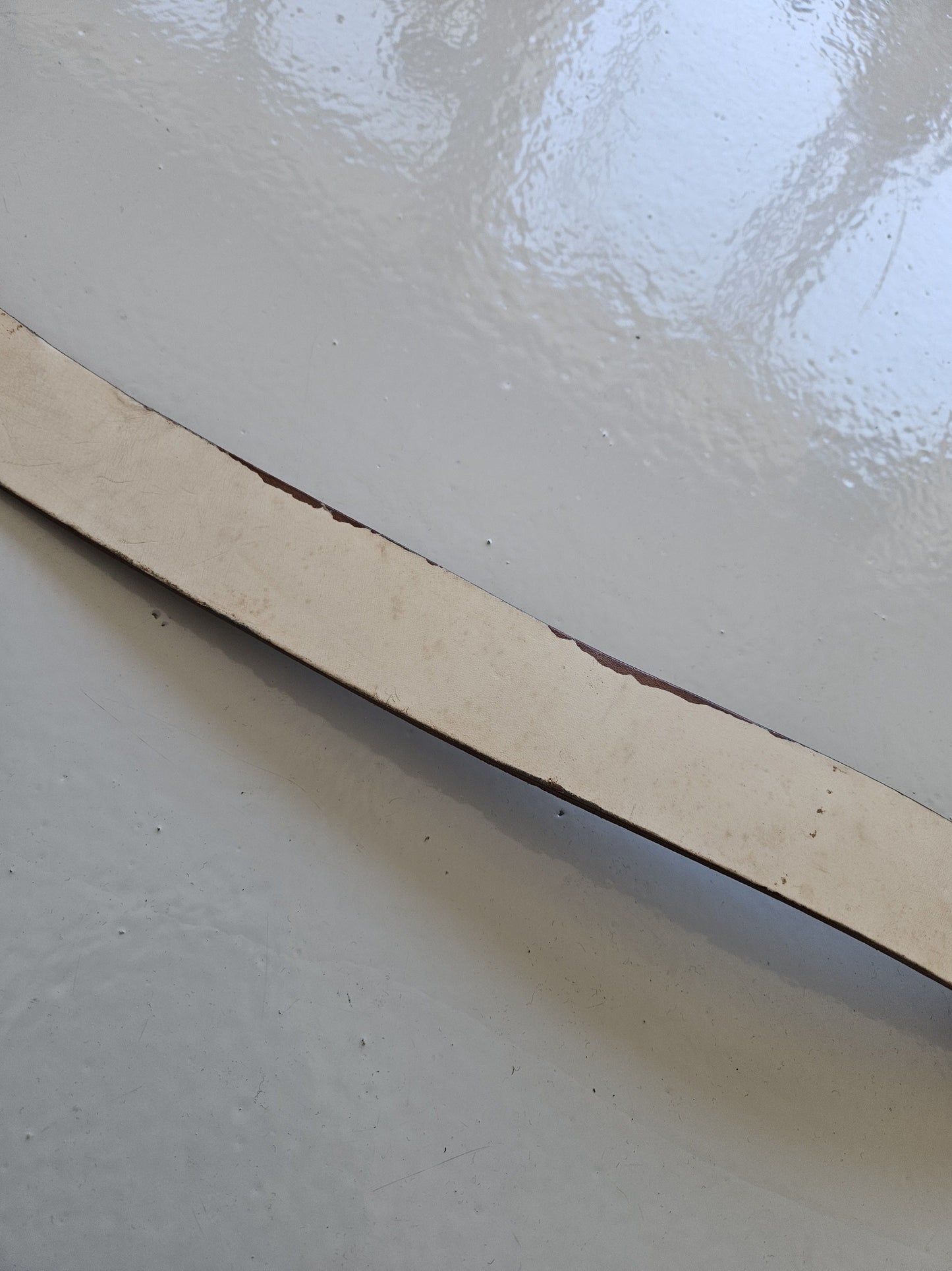 Archive y2k Maison Martin Margiela artisanal handpainted leather belt