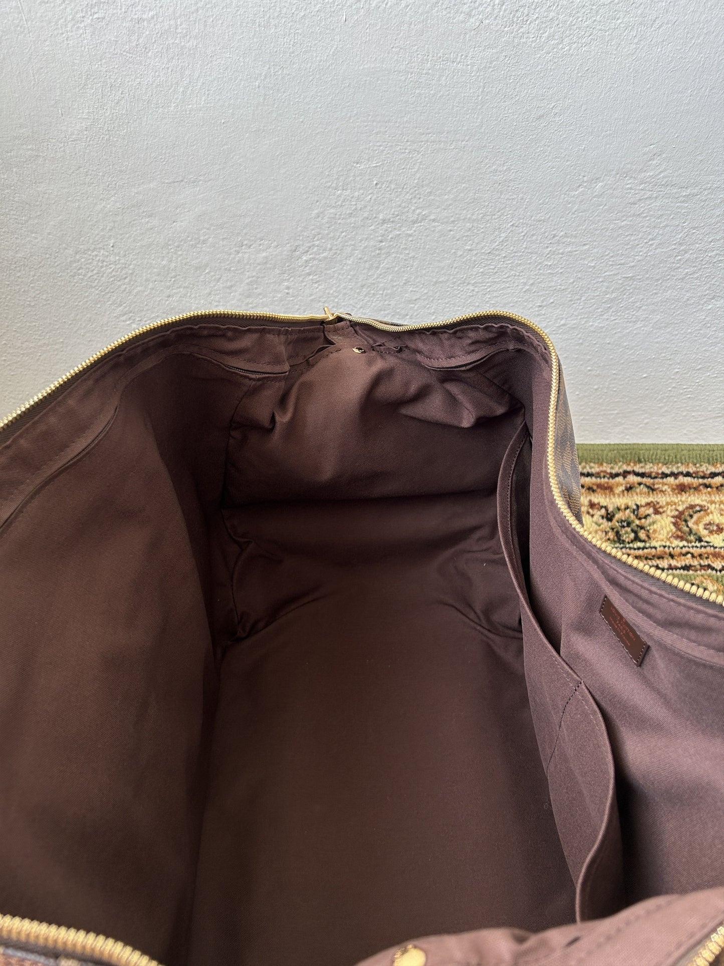 Louis Vuitton damier ebene eole 50 travel bag