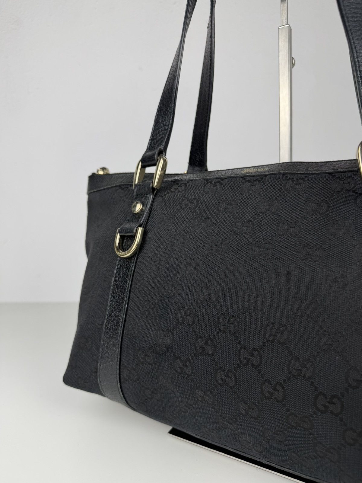 Gucci abbey GG monogram canvas tote