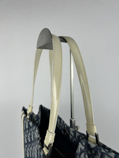Y2k Dior by John Galliano trotter oblique monogram tote