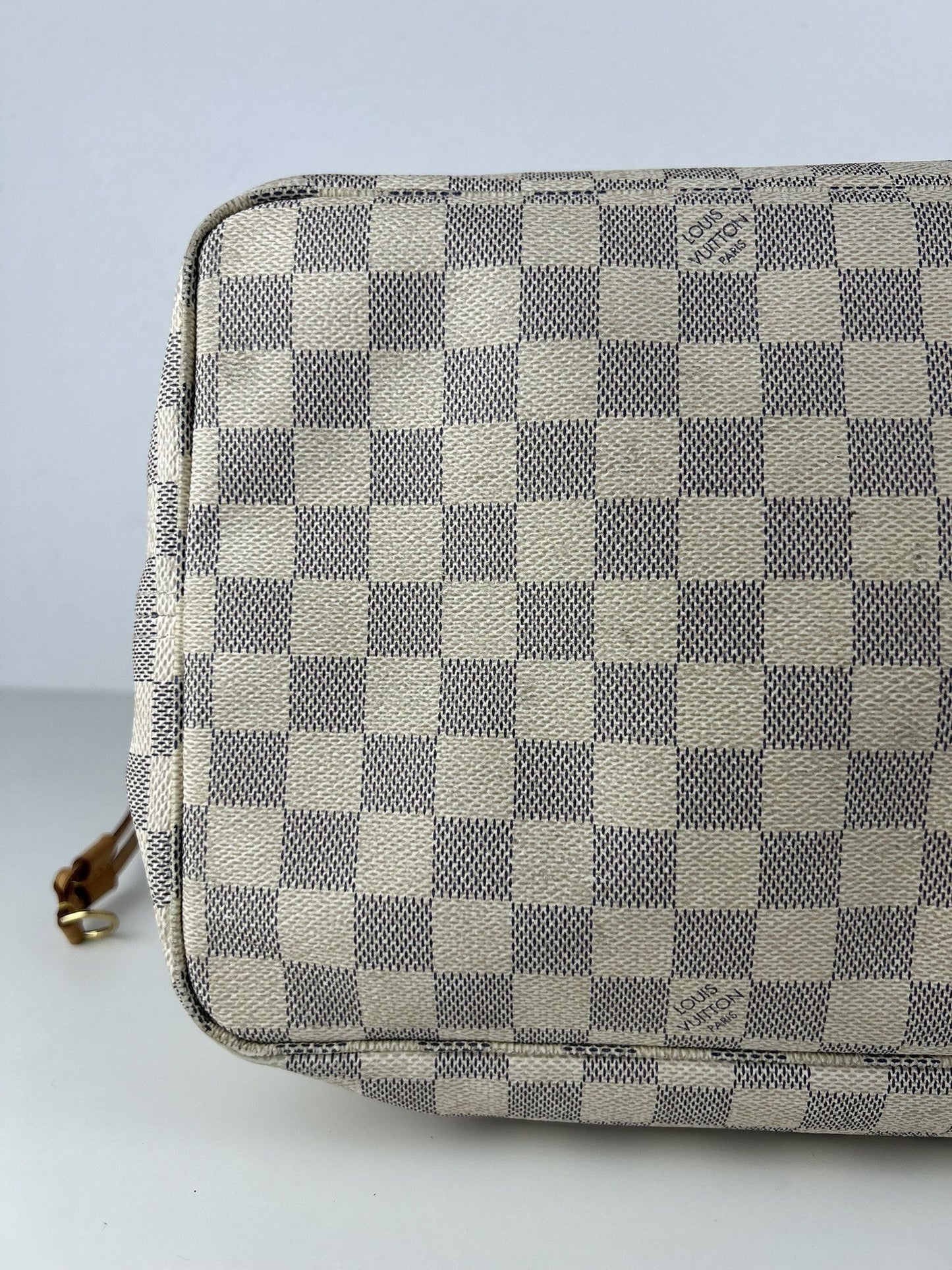 Louis Vuitton damier azur neverfull gm tote bag
