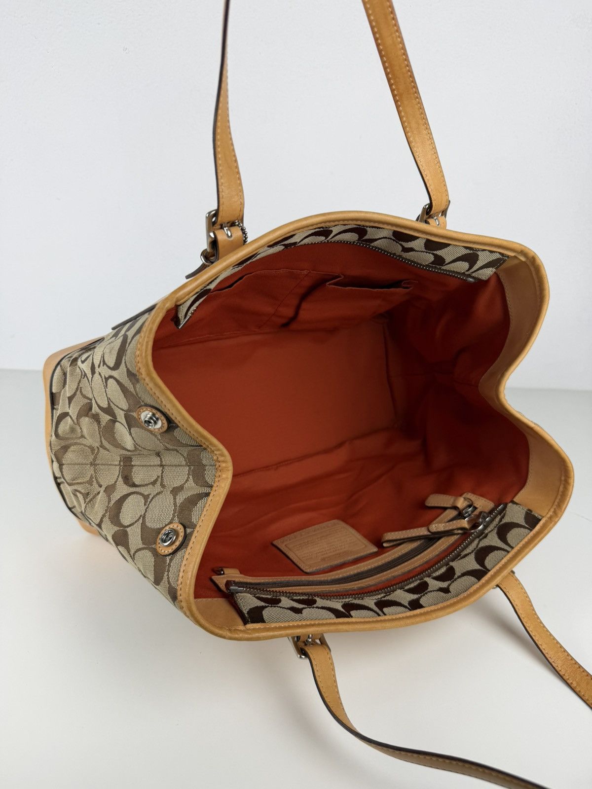 Coach signature tote