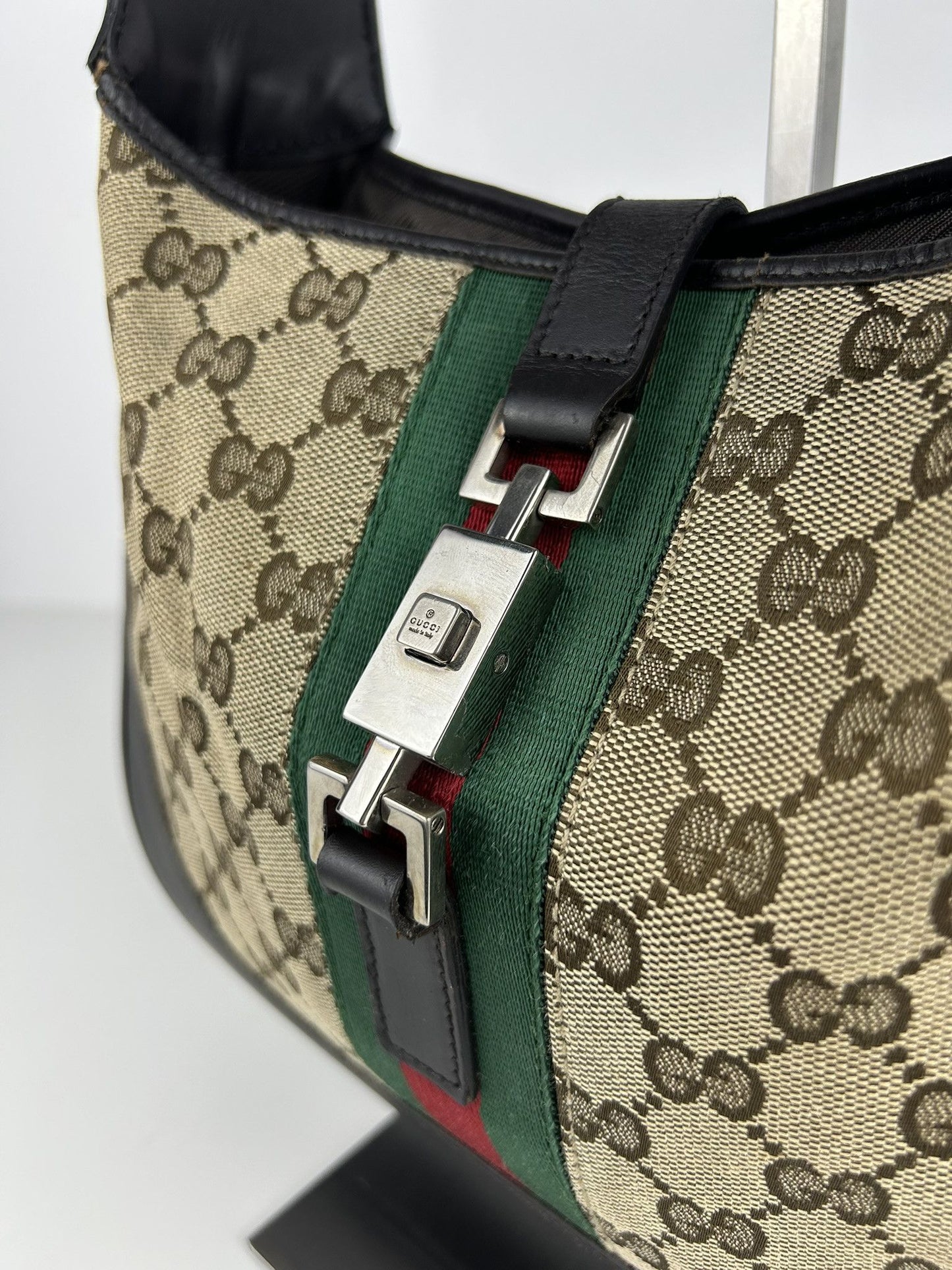 Gucci Tom Ford era gg monogram canvas jackie handbag