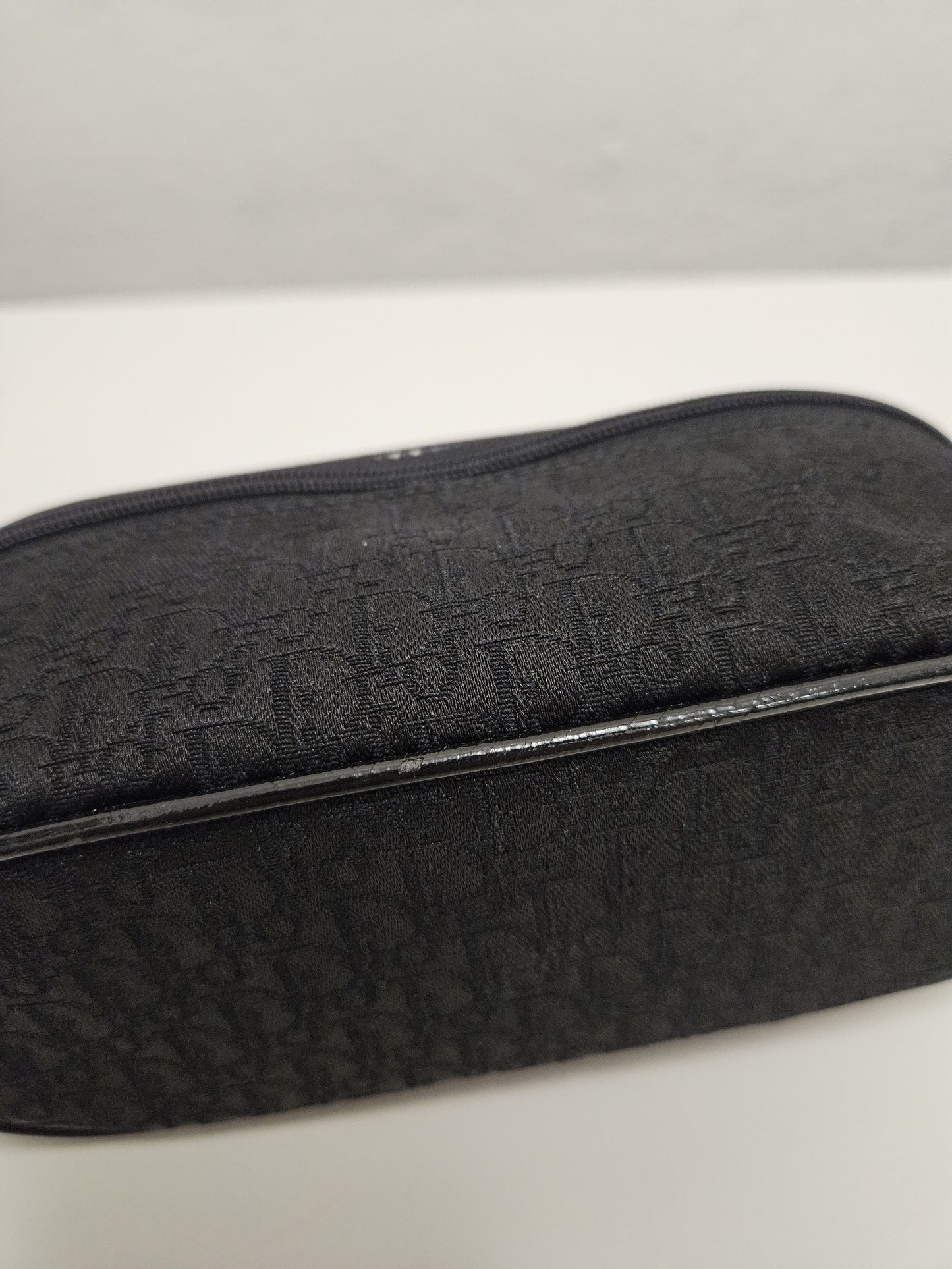 Y2k Dior trotter oblique monogram canvas toiletry bag/ pouch