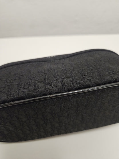 Y2k Dior trotter oblique monogram canvas toiletry bag/ pouch