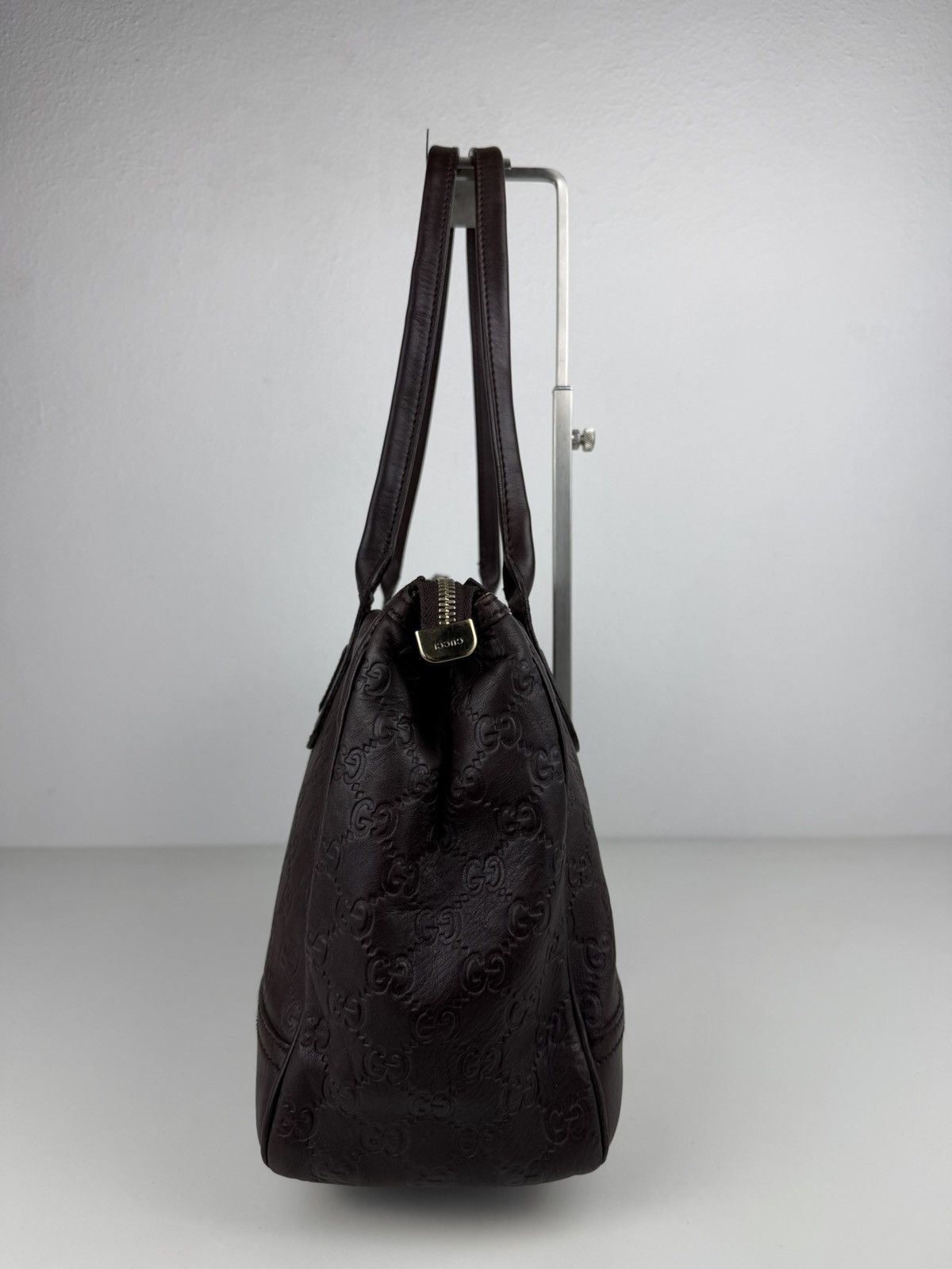 Gucci guccissima princy leather mini Boston bag